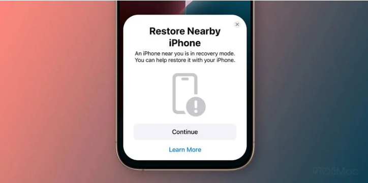 南澳苹果手机维修分享iOS 18无线恢复功能可用另一部iPhone恢复变砖的iPhone 16 